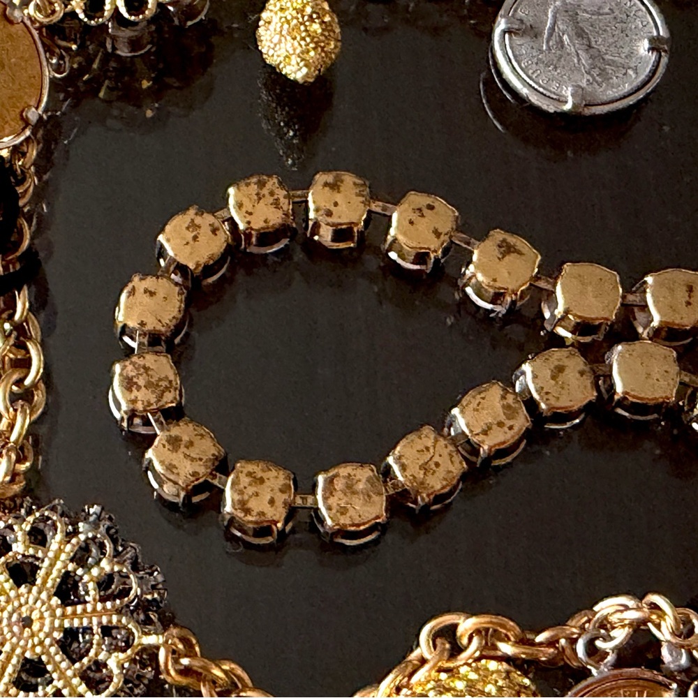 Dolce & Gabbana Embellished Coin Charm Necklace - Picture 2 of 6